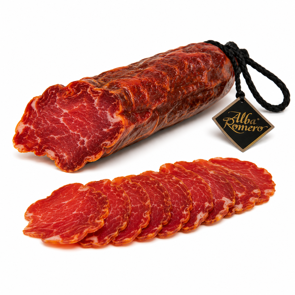 Lomo de bellota 100% ibérico A. Romero 500gr