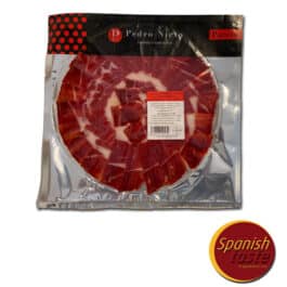 Sobre de jamón de bellota ibérico, 75% raza ibérica Pedro Nieto 100gr